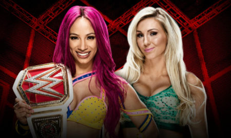 Sasha Banks vs Charlotte Hell in a Cell