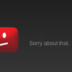 youtube erreur logo