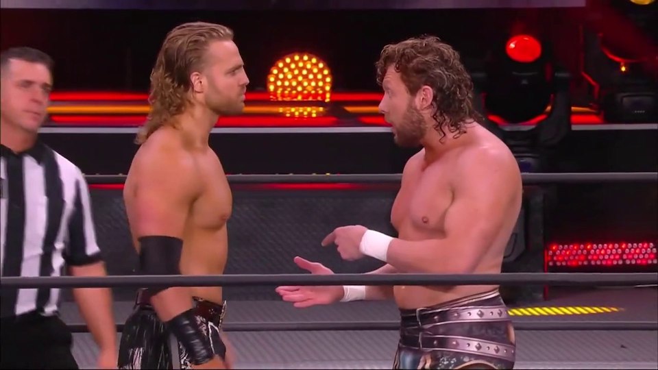 aew all out 2021 hangman page kenny omega carte