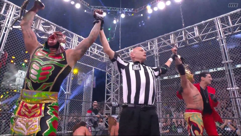 aew all out 2021 lucha bros young bucks champions