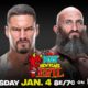 wwe nxt new years evil 2022 carte matchs