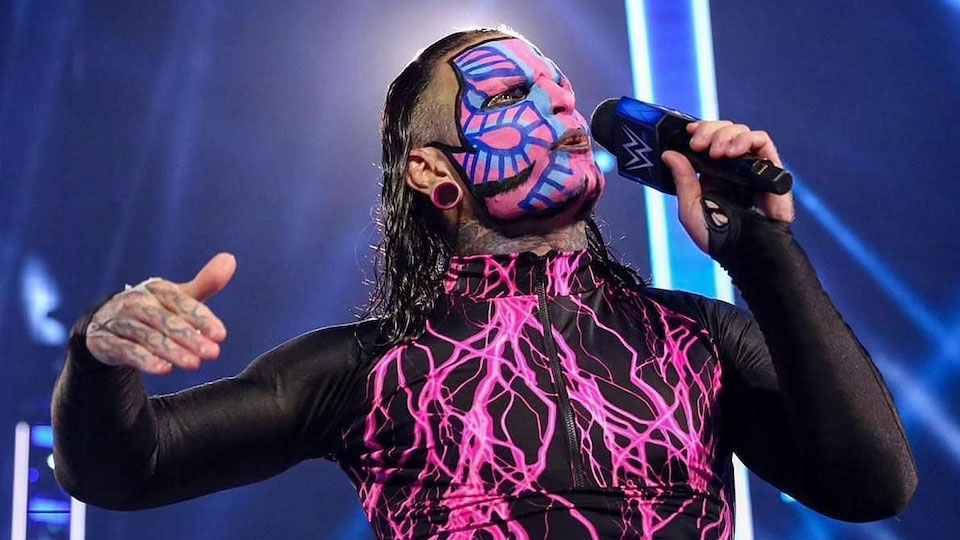 aew jeff hardy double or nothing blessures