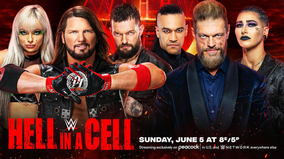 wwe hell in a cell 2022 carte judgement day styles balor morgan
