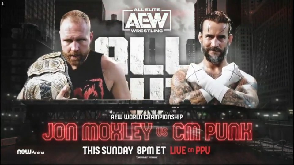 aew all out 2022 carte jon moxley cm punk revanche