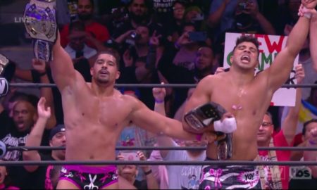 resultats aew dynamite grand slam the acclaimed champions equipe