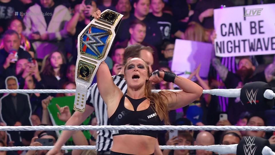 resultats wwe extreme rules 2022 ronda rousey championne