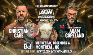 Adam Copeland va avoir son premier match de championnat à l’AEW.