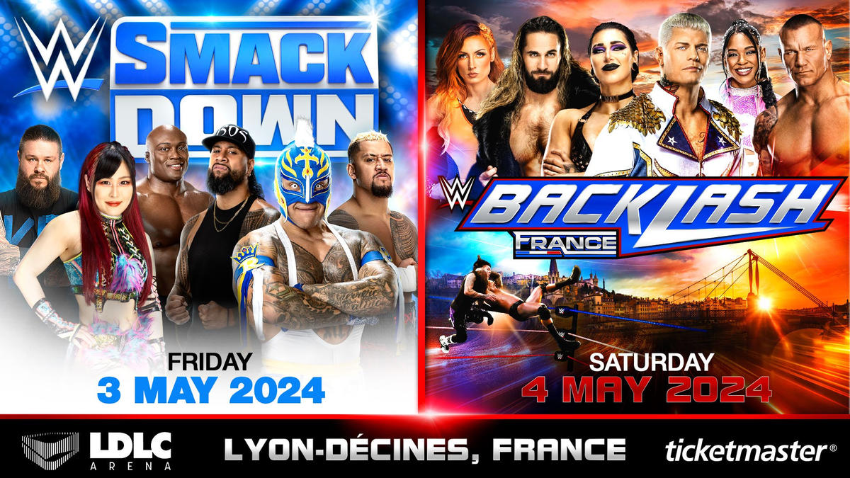 WWE Backlash France : les billets seront en vente le 12 janvier 2024.