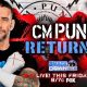 CM Punk de retour à WWE SmackDown le 8 décembre.