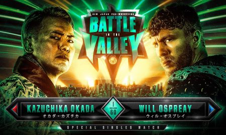 La NJPW annonce Ospreay vs Okada à Battle In The Valley 2024.