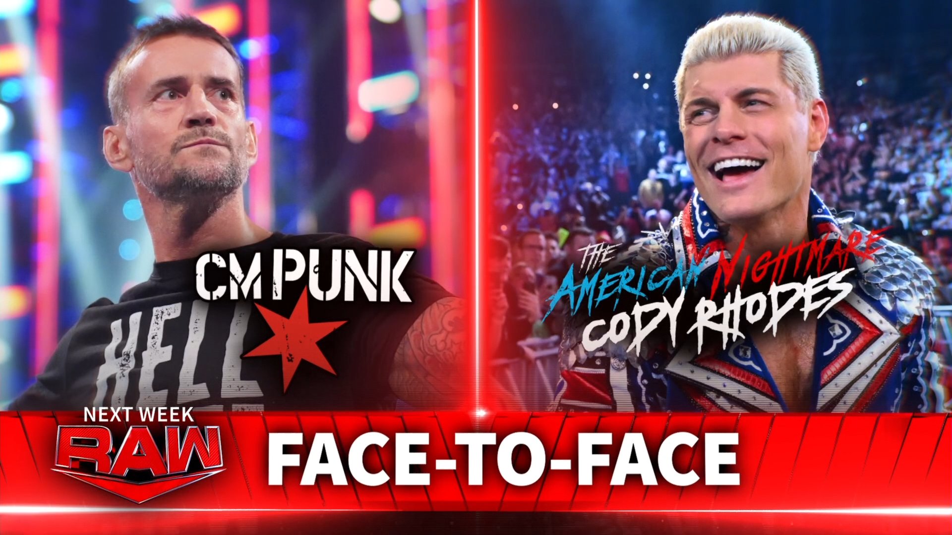 WWE Raw : Un face-à-face entre CM Punk et Cody Rhodes la semaine prochaine.