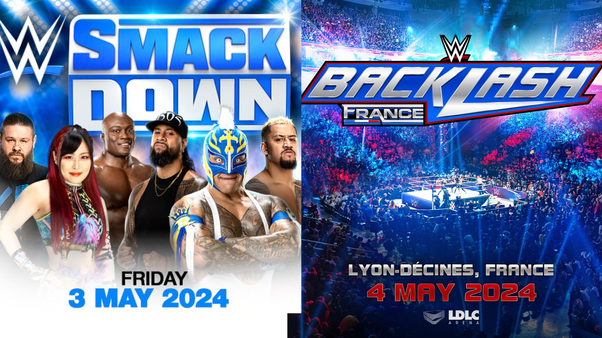 WWE Backlash France : Les billets séparés pour Backlash et SmackDown bientôt en vente.