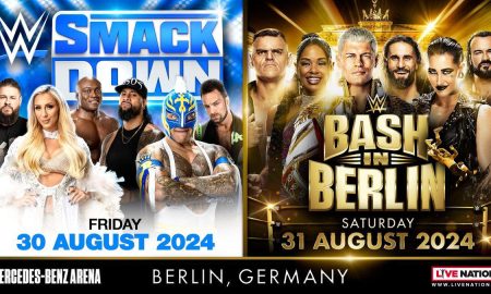 Les derniers billets unitaires pour SmackDown et WWE Bash In Berlin bientôt en vente.
