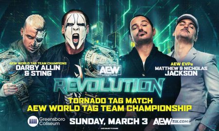 AEW Revolution 2024 : Sting et Darby Allin affronteront les Young Bucks.