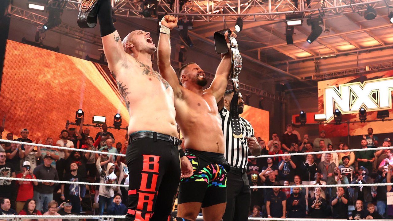 WWE NXT : Baron Corbin et Bron Breakker champions par équipe de NXT.