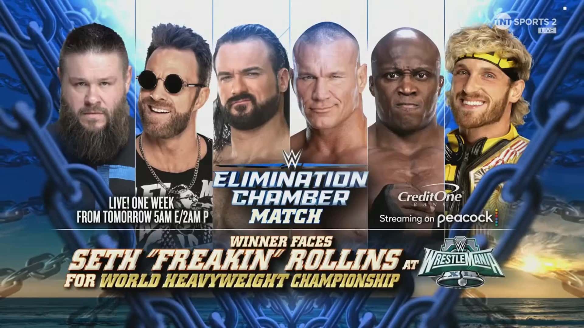 wwe elimination chamber 2024 hommes participants