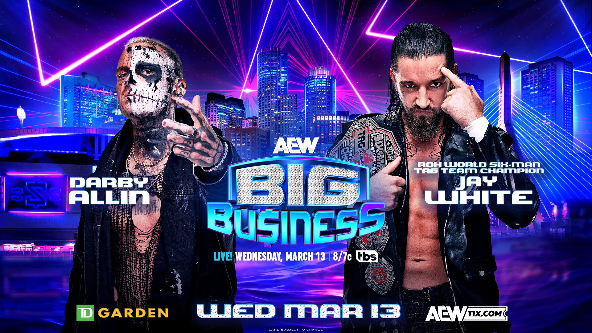 Un premier match annoncé pour AEW Big Business.