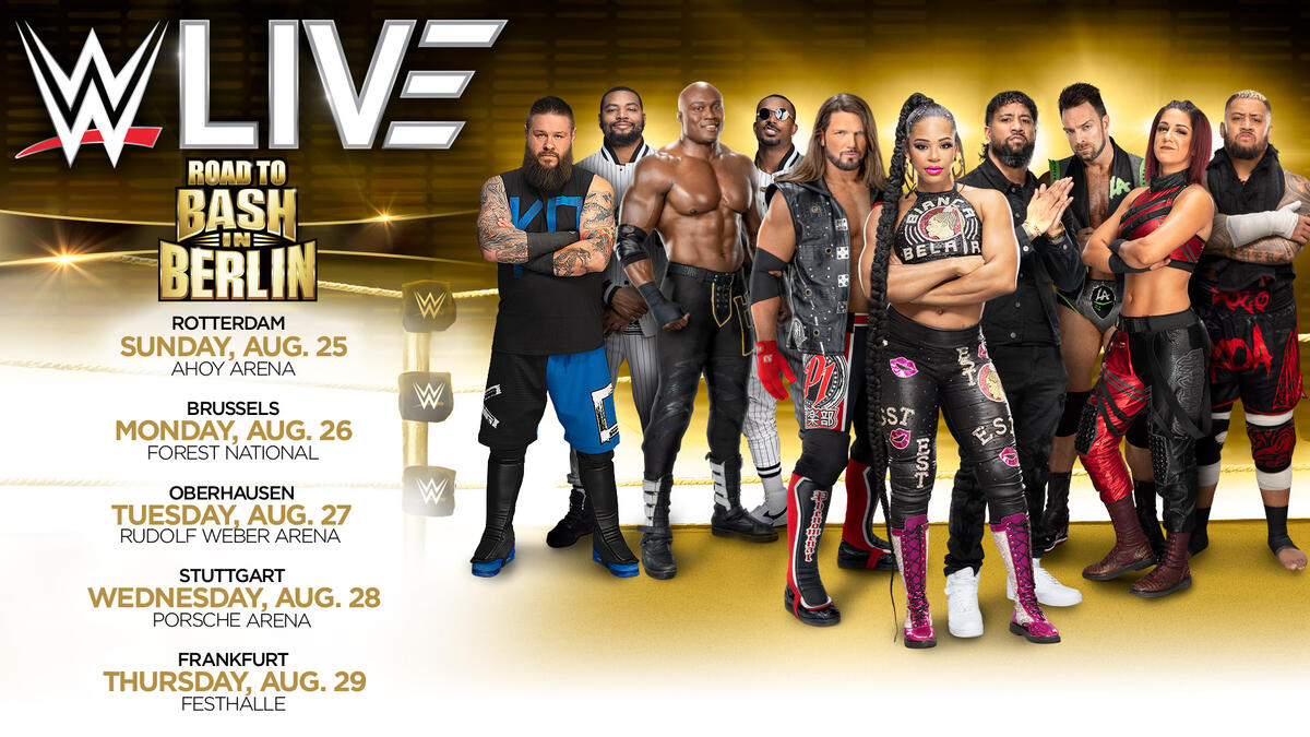 La WWE sera en live show à Bruxelles avant Bash In Berlin.