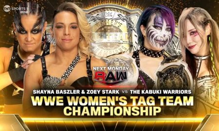 Les titres par équipe féminins en jeu la semaine prochaine à WWE Raw.